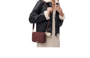 Fossil Burgundy Shoulder Bag